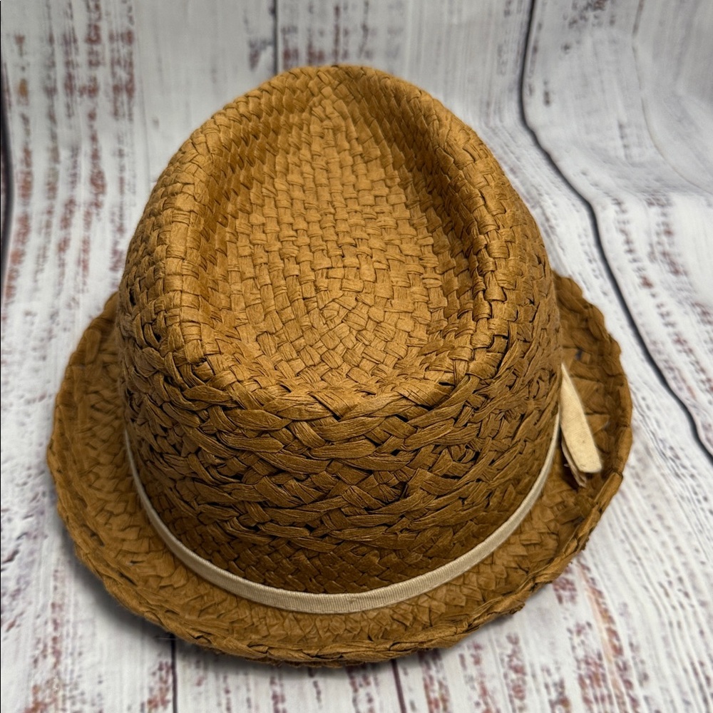 D&Y Brown Woven Fedora Hat - Picture 4 of 15